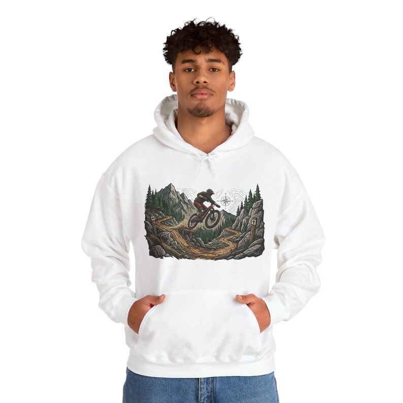 Mountain Bike Trail Adventure - Hoodie imagen 6