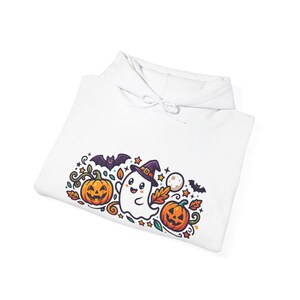 Cute Ghost Boo Halloween - Hoodie 画像 2
