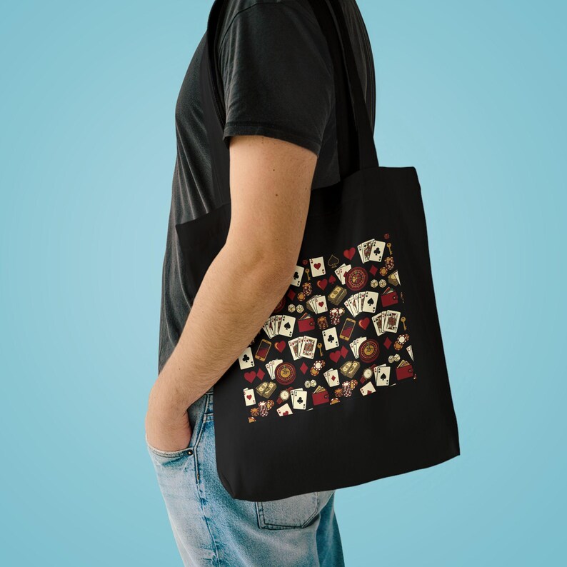 Poker Cards Casino Night - Tote Bag imagem 3