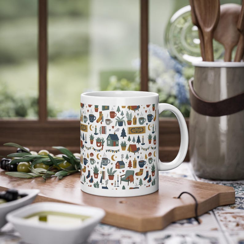 Scandinavian Hygge Cozy Home - Mug image 4