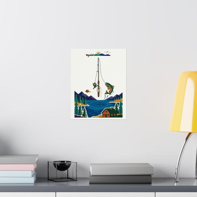 Fishing Rod Lake Life - Poster image 8