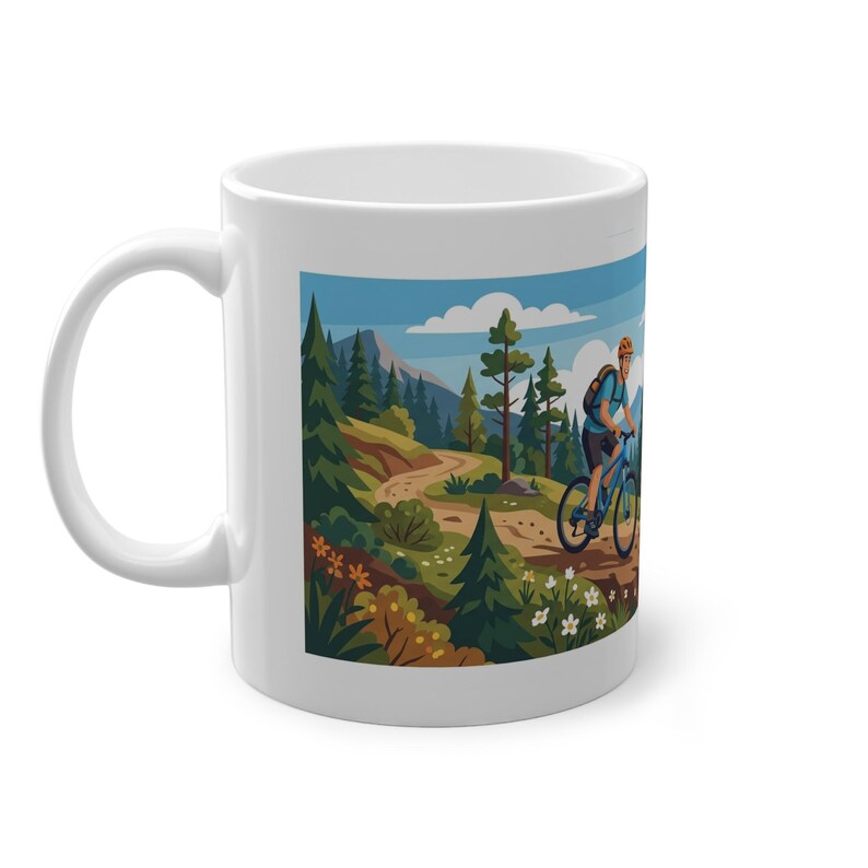 Mountain Bike Trail Adventure - Mug Bild 2