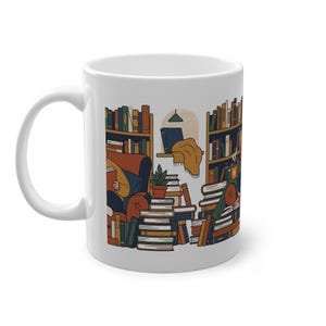 Bookstack Reading Nerd - Mug image 2
