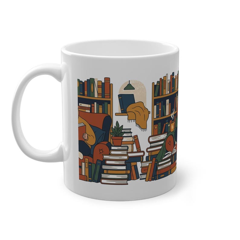 Bookstack Reading Nerd - Mug image 2