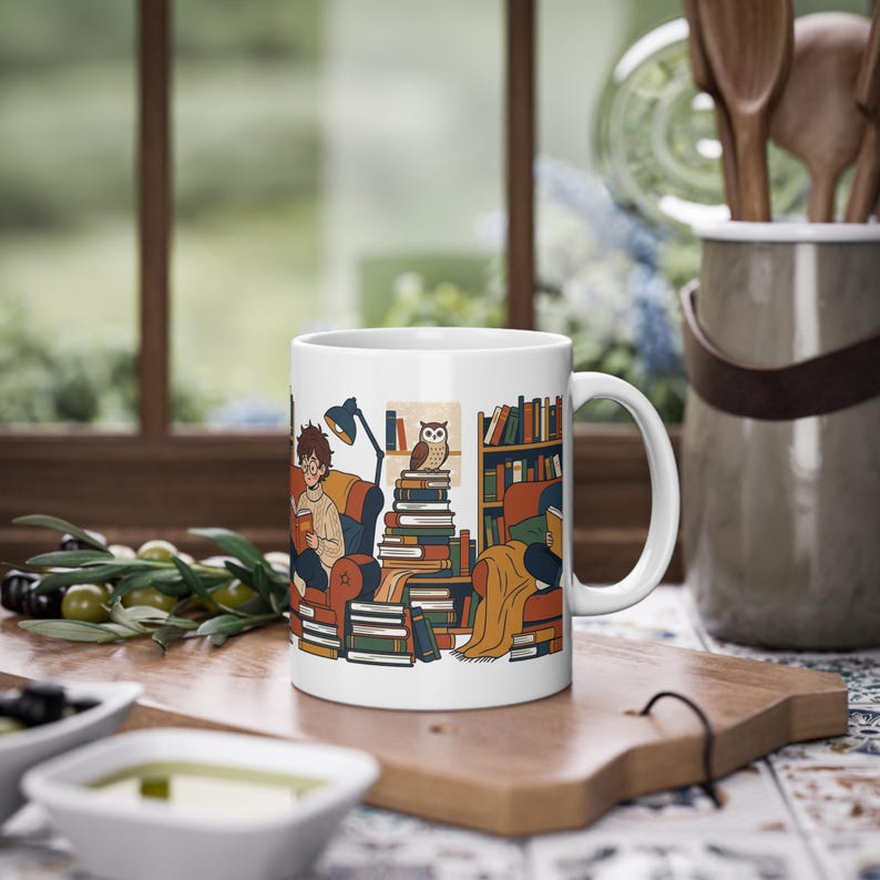 Bookstack Reading Nerd - Mug image 4