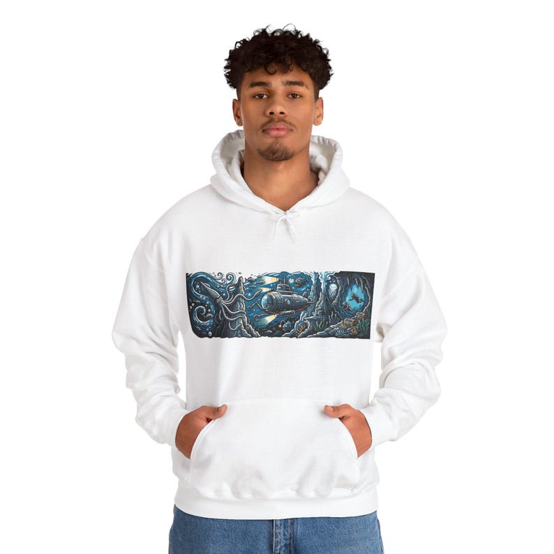 Deep Sea Submarine Adventure - Hoodie image 7