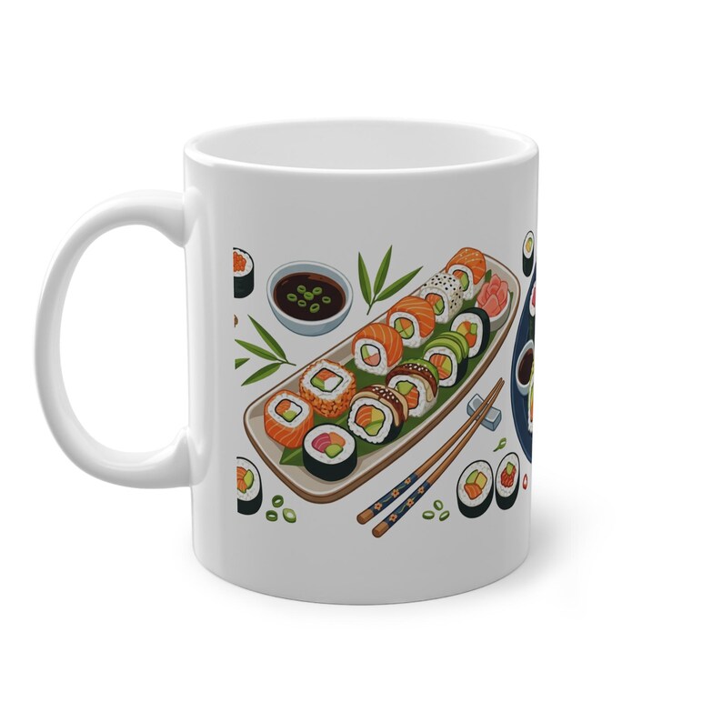 Sushi Roll Japanese Food - Mug Bild 2