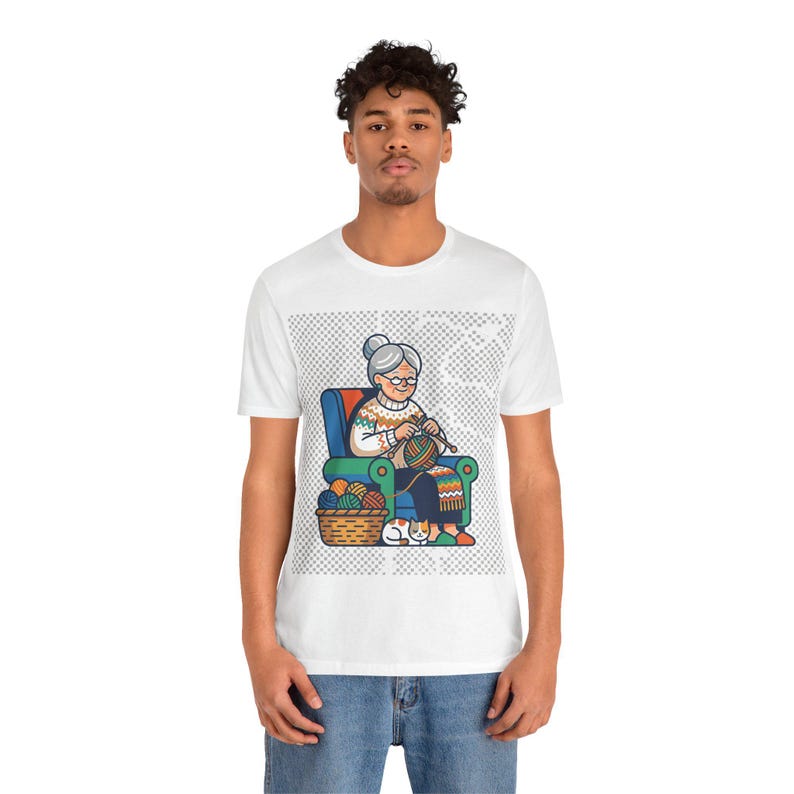 Knitting Yarn Grandma Life - Tshirt Bild 6