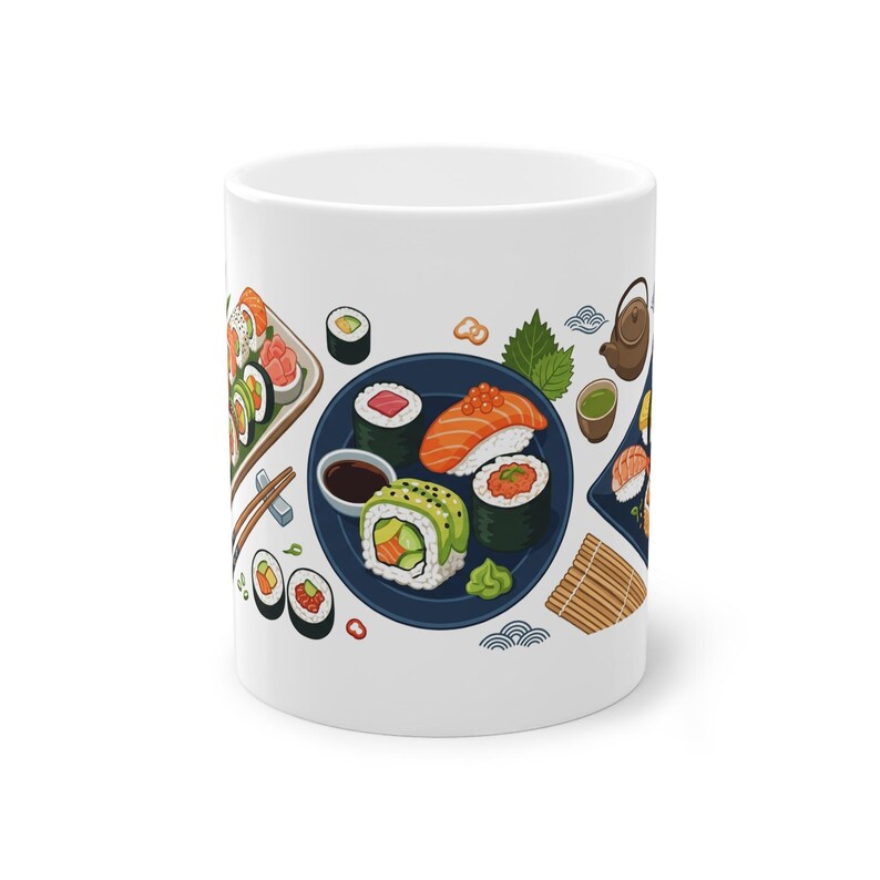 Sushi Roll Japanese Food - Mug Bild 1