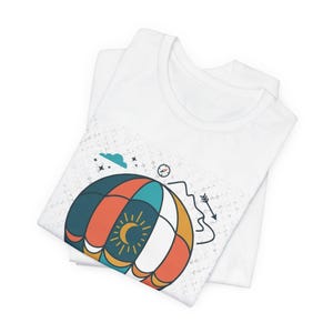 Hot Air Balloon Wanderlust - Tshirt immagine 2