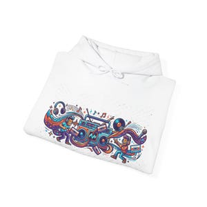 Retro Radio Music Memories - Hoodie image 2