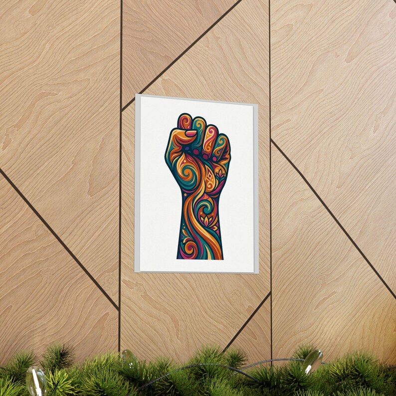 Feminist Girl Power Fist - Poster immagine 5