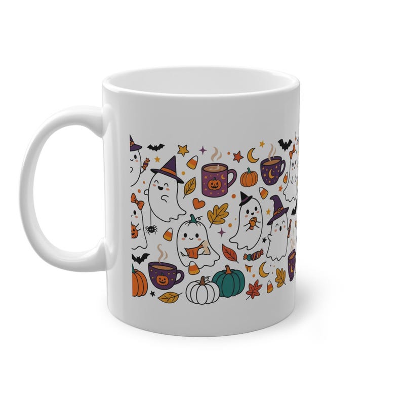 Cute Ghost Boo Halloween - Mug 画像 2