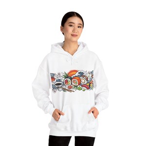 Sushi Roll Japanese Food - Hoodie Bild 6