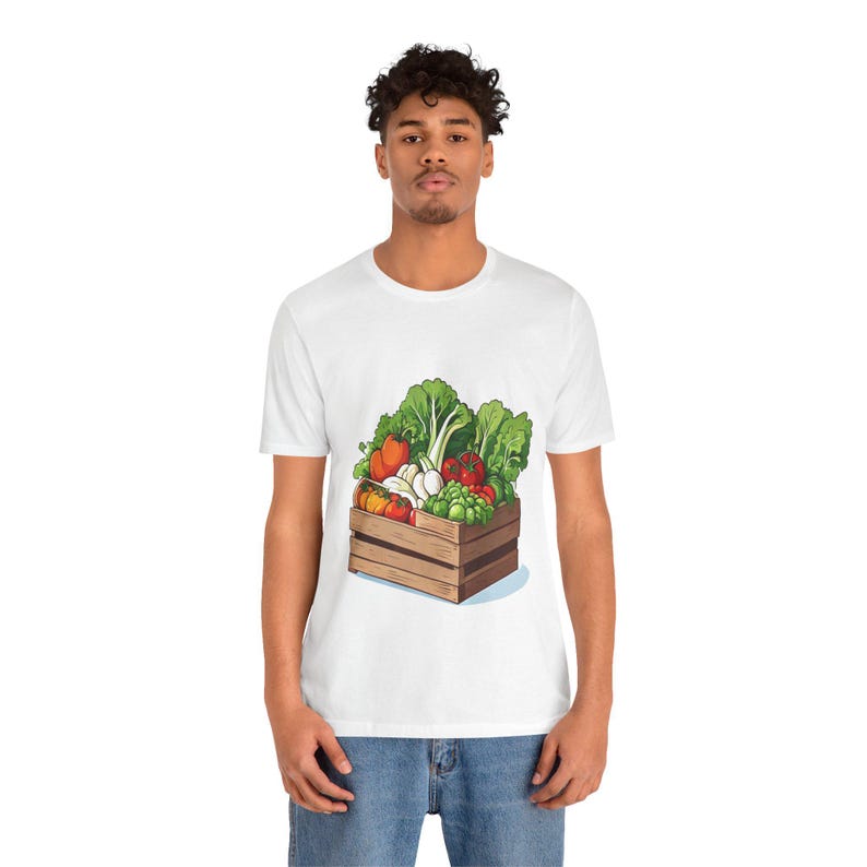 Farmer Market Vegetable Crate - Tshirt immagine 6