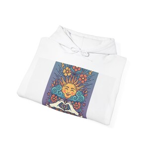 Good Vibes Only Hoodie | Streetwear Aesthetic Sweatshirt | Positive Energy Graphic Pullover | 90s Vintage Style Unisex image 2