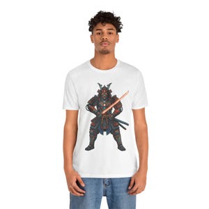 Cyber Samurai Robot Warrior - Tshirt image 6