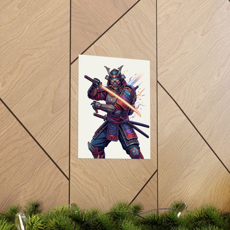 Cyber Samurai Robot Warrior - Poster image 5