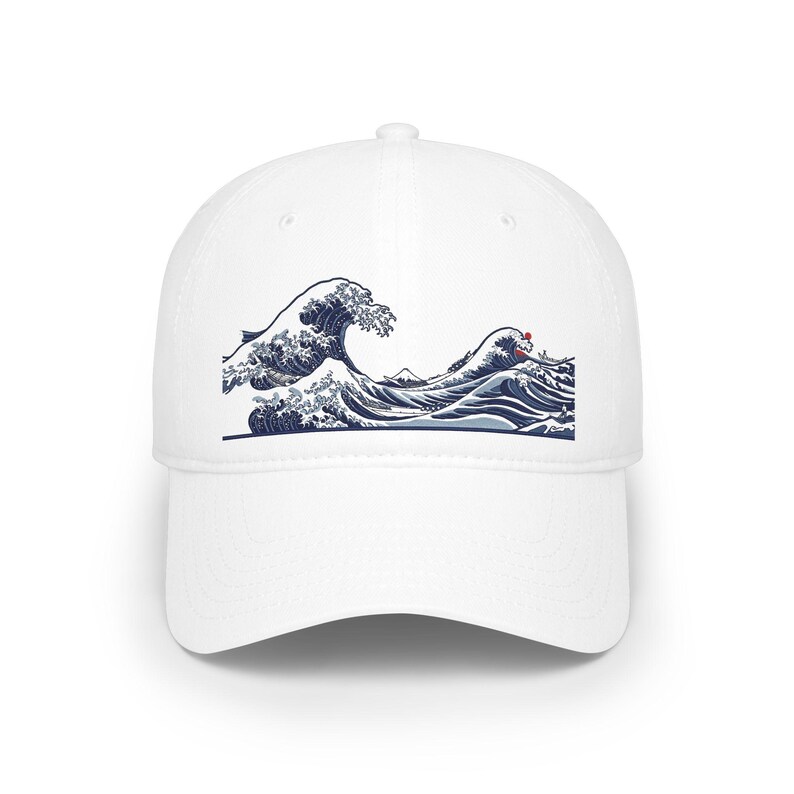 Japanese Wave Kanagawa Style - Cap image 1