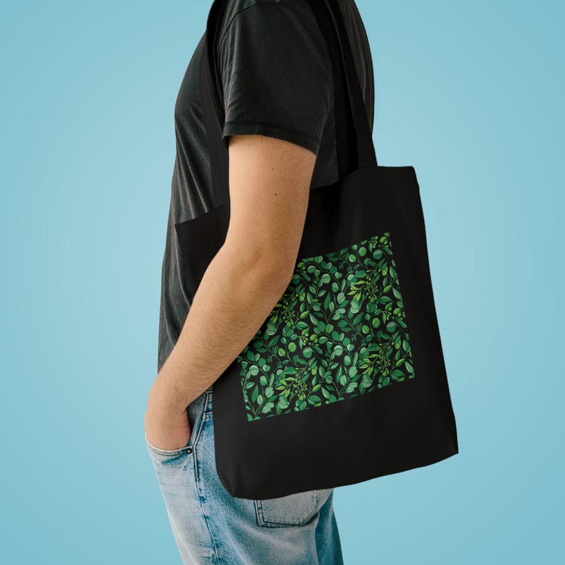 Botanical Eucalyptus Branch - Tote Bag image 3