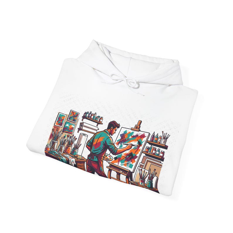 Paintbrush Artist Studio - Hoodie image 2