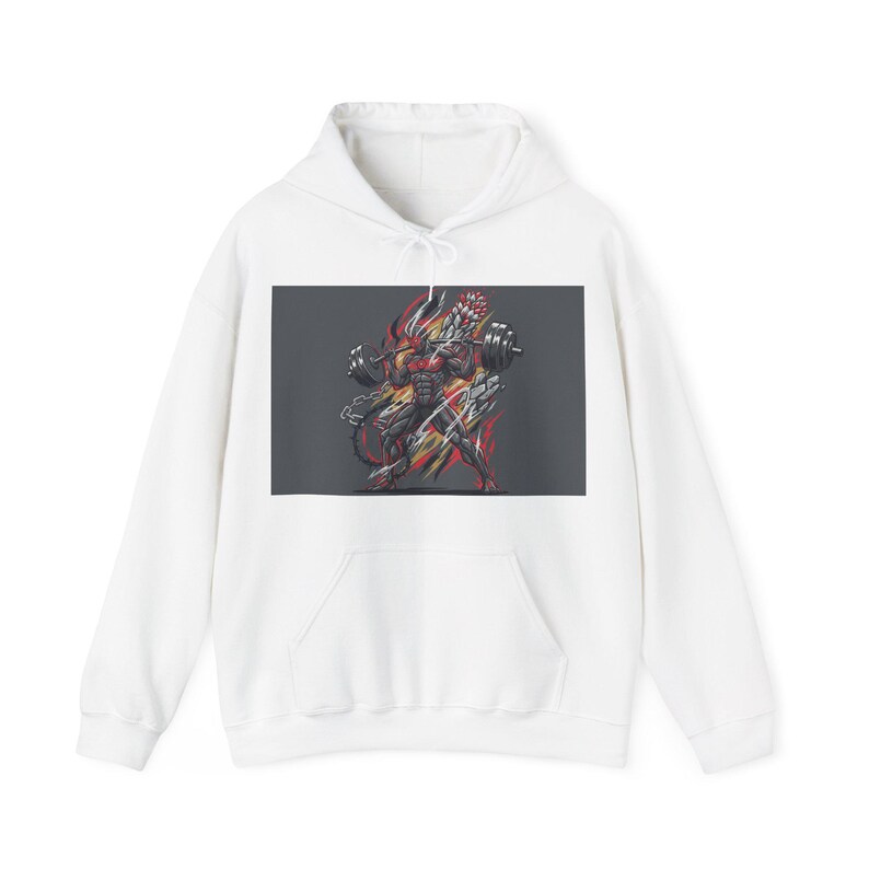 No Pain No Gain Gym Rat Sweatshirt | Workout Motivation Fitness Pullover | Gym Apparel Bodybuilding Gift image 1