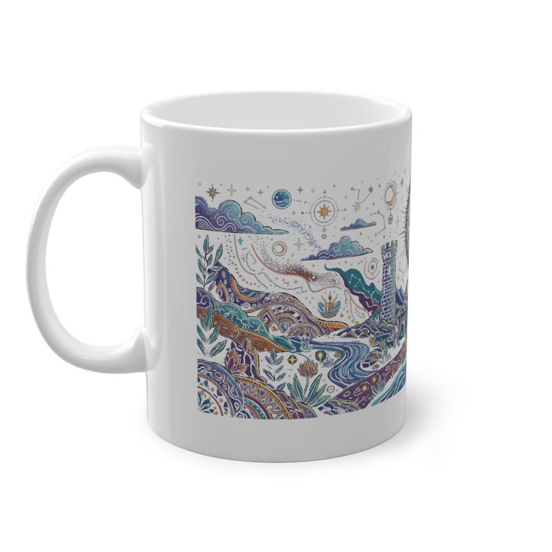 Tarot Card The Moon Mystical - Mug image 2