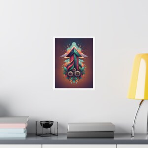 Dream Big Work Hard Poster, Motivational Wall Art, Minimalist Quote Print, Office Decor, Inspirational Poster, Hustle Wa image 8