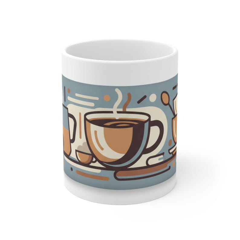 Coffee Before Talkie Mug, Funny Coffee Addict Mug, Coffee Lover Gift, 11oz Ceramic Coffee Cup, Morning Coffee Essential 画像 1