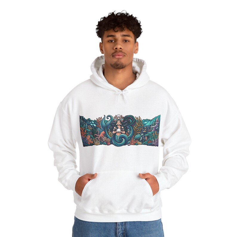 Mermaid Ocean Fantasy - Hoodie image 7
