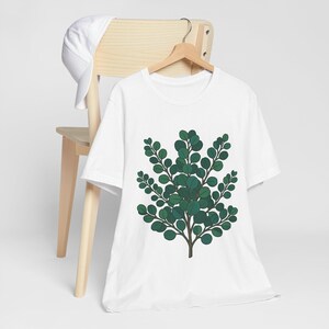 Botanical Eucalyptus Branch - Tshirt immagine 3