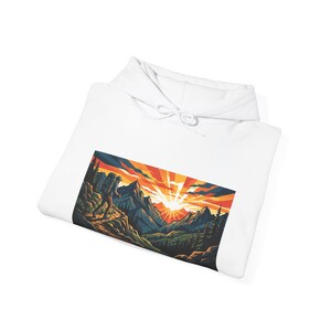 Mountain Sunrise Hiker - Hoodie image 2