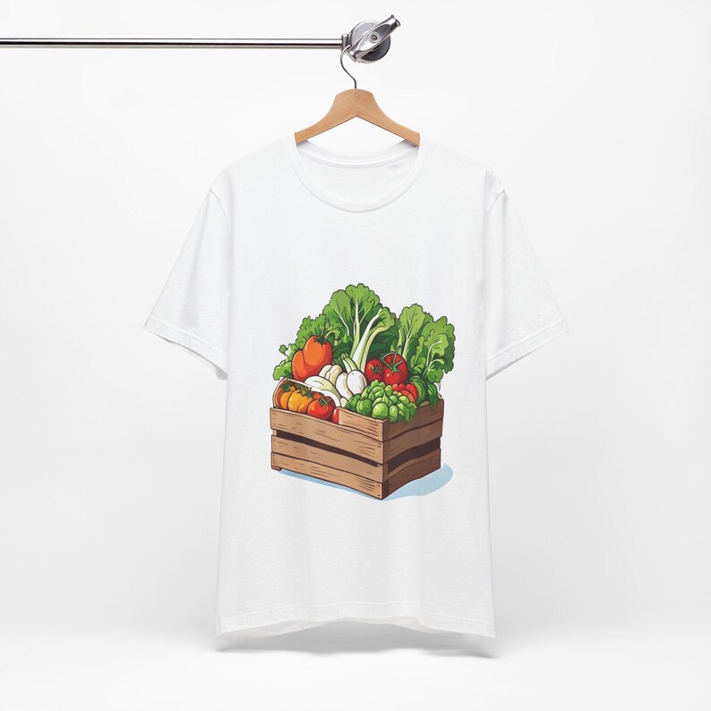 Farmer Market Vegetable Crate - Tshirt immagine 3