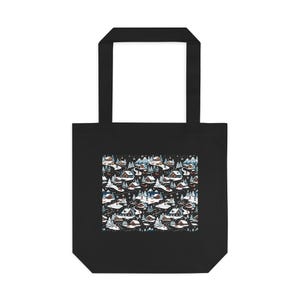 Alpine Chalet In Winter Snow - Tote Bag image 1