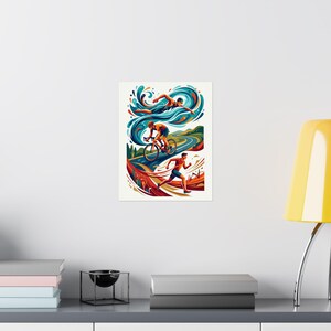 Triathlon Swim Bike Run - Poster imagem 8