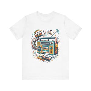 Retro Radio Music Memories - Tshirt image 1