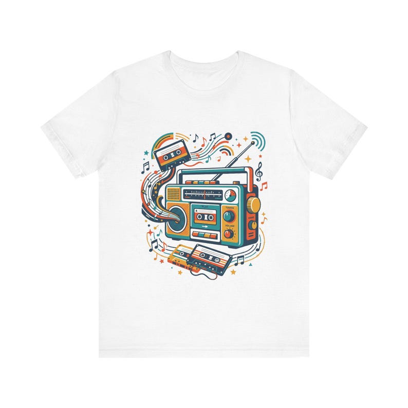 Retro Radio Music Memories - Tshirt image 1