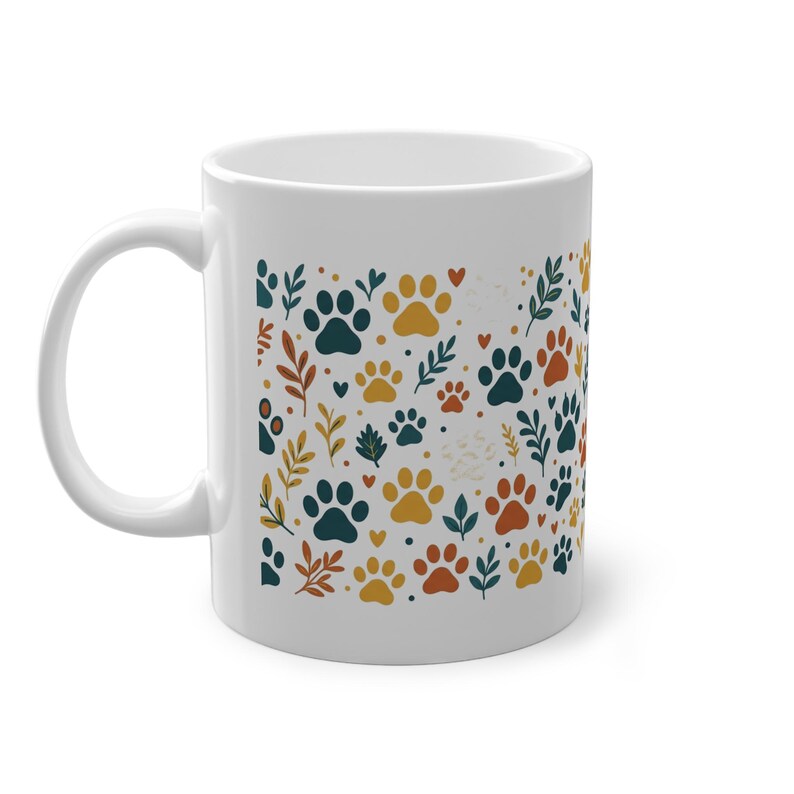 Dog Mom Paw Prints - Mug imagem 2
