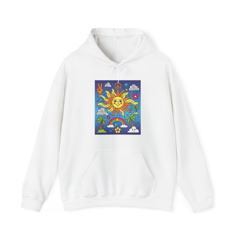 Good Vibes Only Hoodie | Streetwear Aesthetic Pullover | Positive Energy Sweatshirt | Urban Graphic Hoodie Gift imagem 1