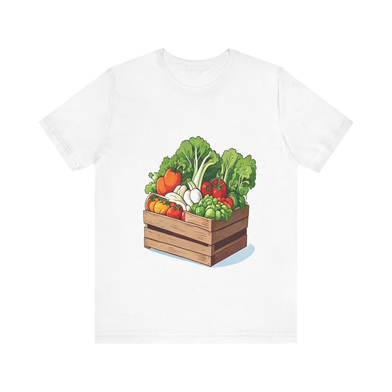 Farmer Market Vegetable Crate - Tshirt immagine 1
