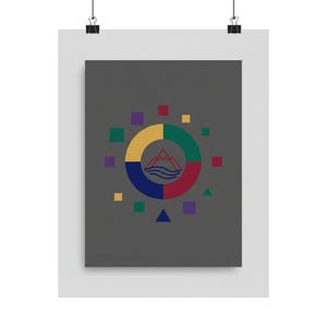 Minimalist Poster - Less is More Abstract Art, Modern Wall Decor, Simple Scandinavian Design, Boho Minimal Print zdjęcie 1