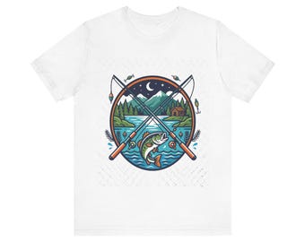 Fishing Rod Lake Life - Tshirt