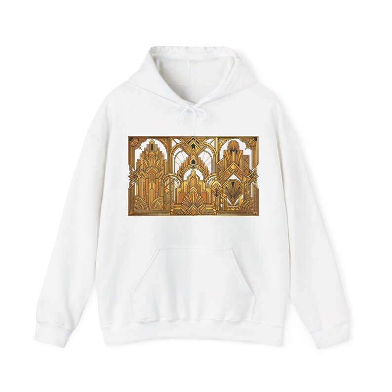 Art Deco Golden Geometry 1920S - Hoodie image 1