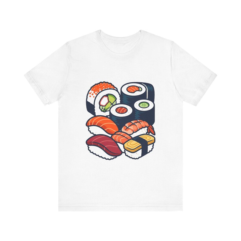 Sushi Roll Japanese Food - Tshirt image 1