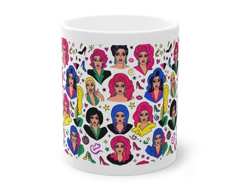 Drag Queen Fabulous Portrait - Mug