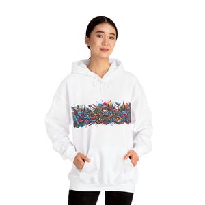 Graffiti Urban Street Art Mural - Hoodie image 6