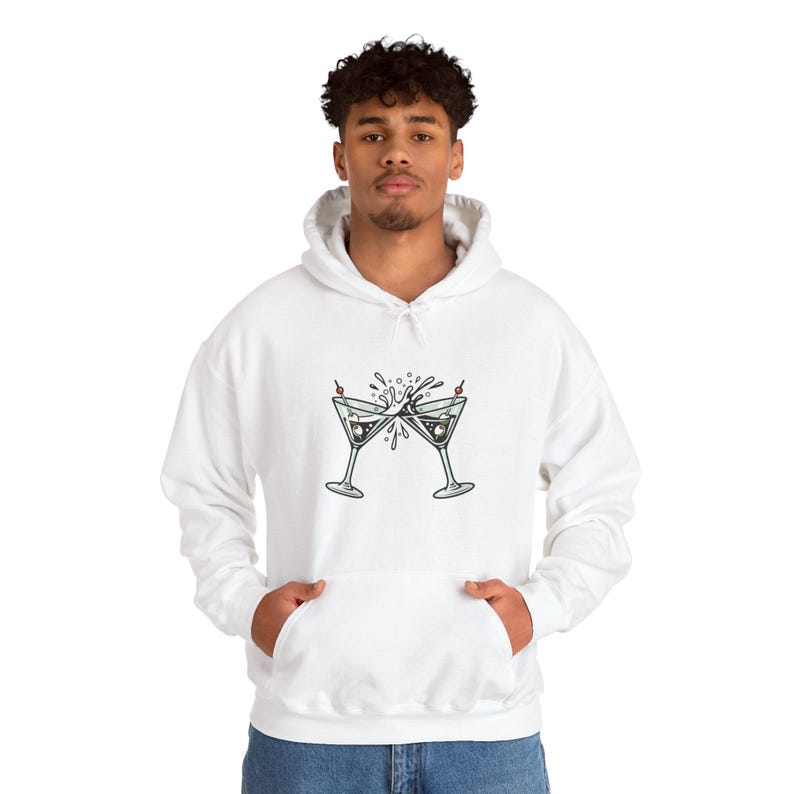 Martini Glass Cheers - Hoodie imagem 7