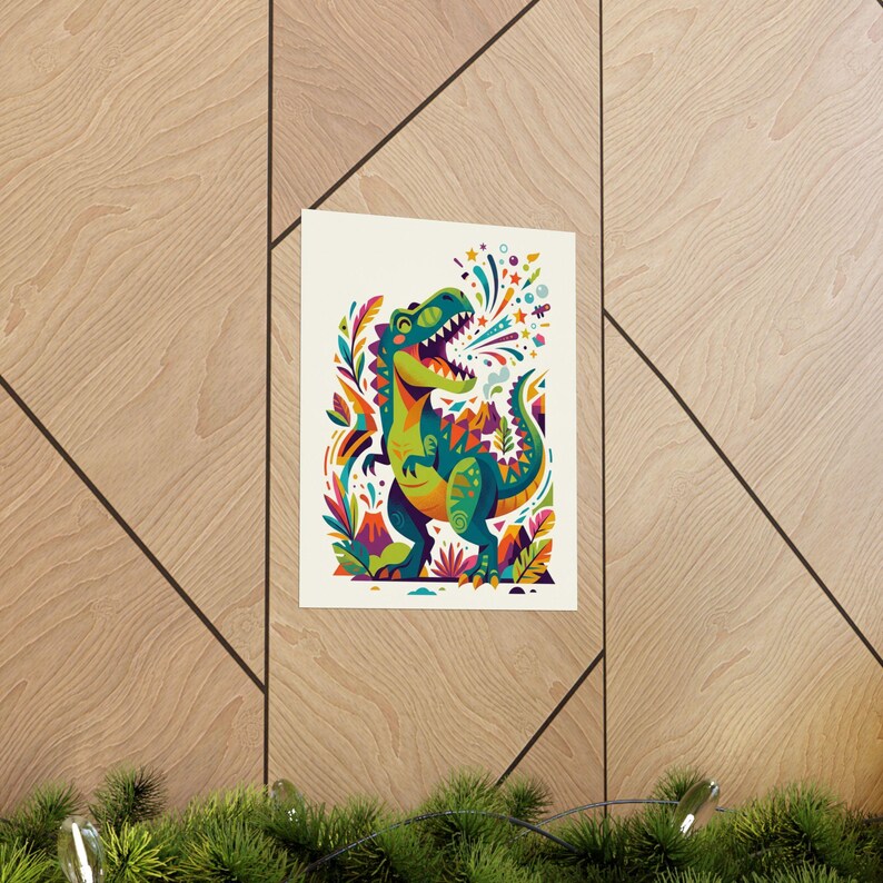 Dinosaur Rawr Kids Fun - Poster afbeelding 5