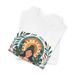 Yoga Pose Namaste - Tshirt image 2