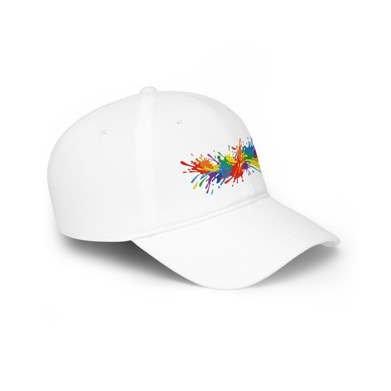 Abstract Paint Splash Colorful - Cap image 3